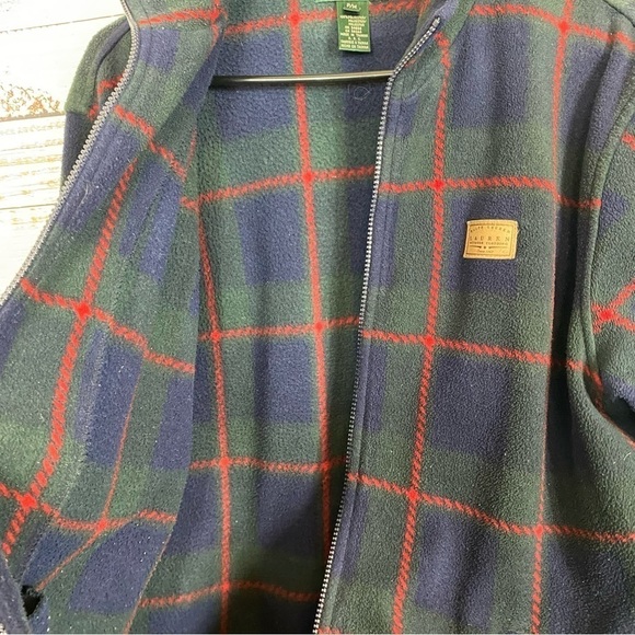 LAUREN RALPH LAUREN‎ VINTAGE FULL ZIP PLIAD FLEECE SIZE MEDIUM JACKET - Picture 7 of 8